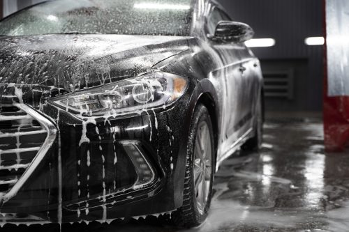 nettoyage voiture au service de lavage